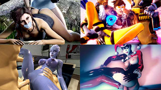 Compilation con sesso 3D per le eroine dei videogame